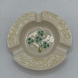 Belleek Ashtray; 5th Green Mark 1955-1965